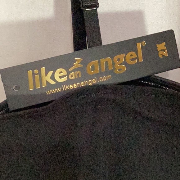 Like An Angel Faux-Leather Bodysuits Plus - Picture 6 of 12